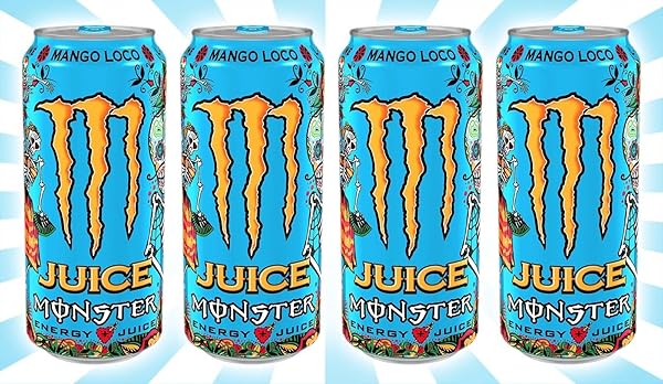 MONSTER ENERGY JUICE -MANGO LOCO – 16FL.OZ.(PACK OF 4)