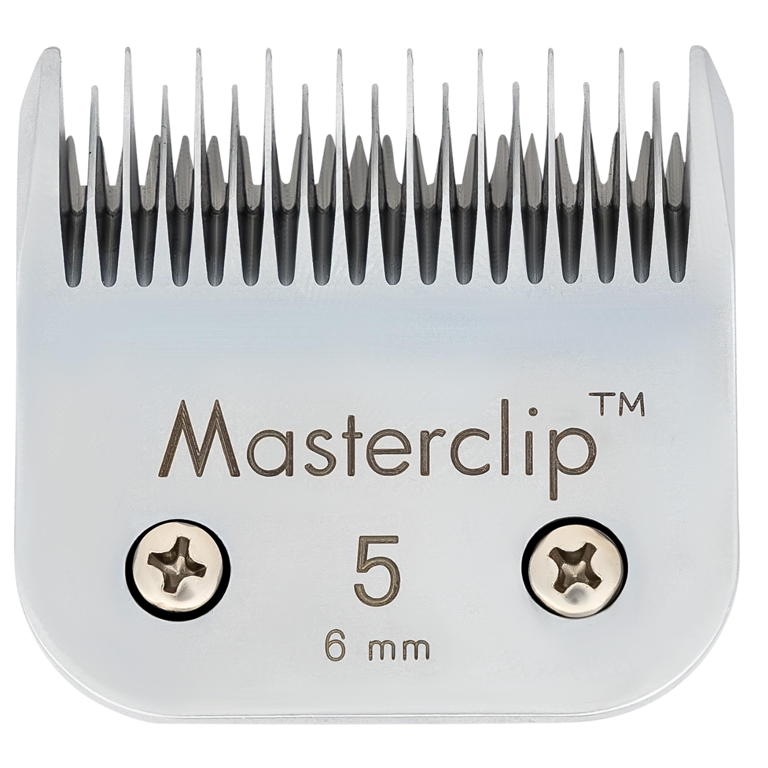 Masterclip Dog Clipping Blade A5 Clipper Blades 50F 40F 30F 15F 10F 9F 7F 7 5F 5# 4F 4# 3F 3# 2F 2# 5/8N Toe Blade Compatible Oster Andis (5#)