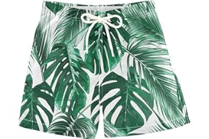 visesunny Boys Surfing Board Shorts Quick Dry Boys Swim Shorts Toddlers Swim Trunks Size from 2T to 14/16