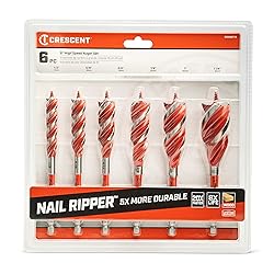 Crescent 6 Piece High Speed Auger Set