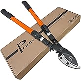 Prunrt Loppers for Tree Trimming Heavy Duty, 26-40 Inch Handle Telescopic Tree Trimmer, Sync Drive Leverage Pruner, 2 Inch Branch Cutter