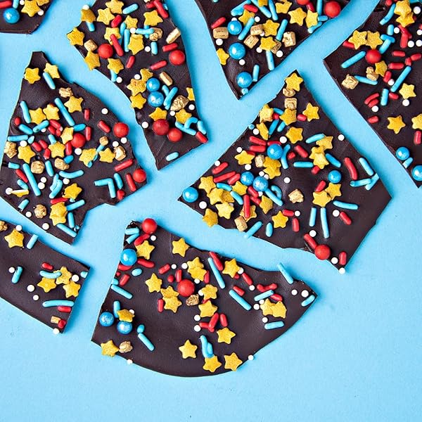 SWEETS INDEED SPRINKLES, EDIBLE SPRINKLE MIX, PERFECT FOR CAKE DECORATIONS, BAKING, ICE CREAM, COOKIES, CUPCAKE TOPPER, 4 OUNCES (MARVELOUS)