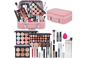 Professional Makeup Kits For Girls Teens, Make up Sets For Women with Eyeshadow, Concealer, Lip Gloss, Brushes, Primer, Masca