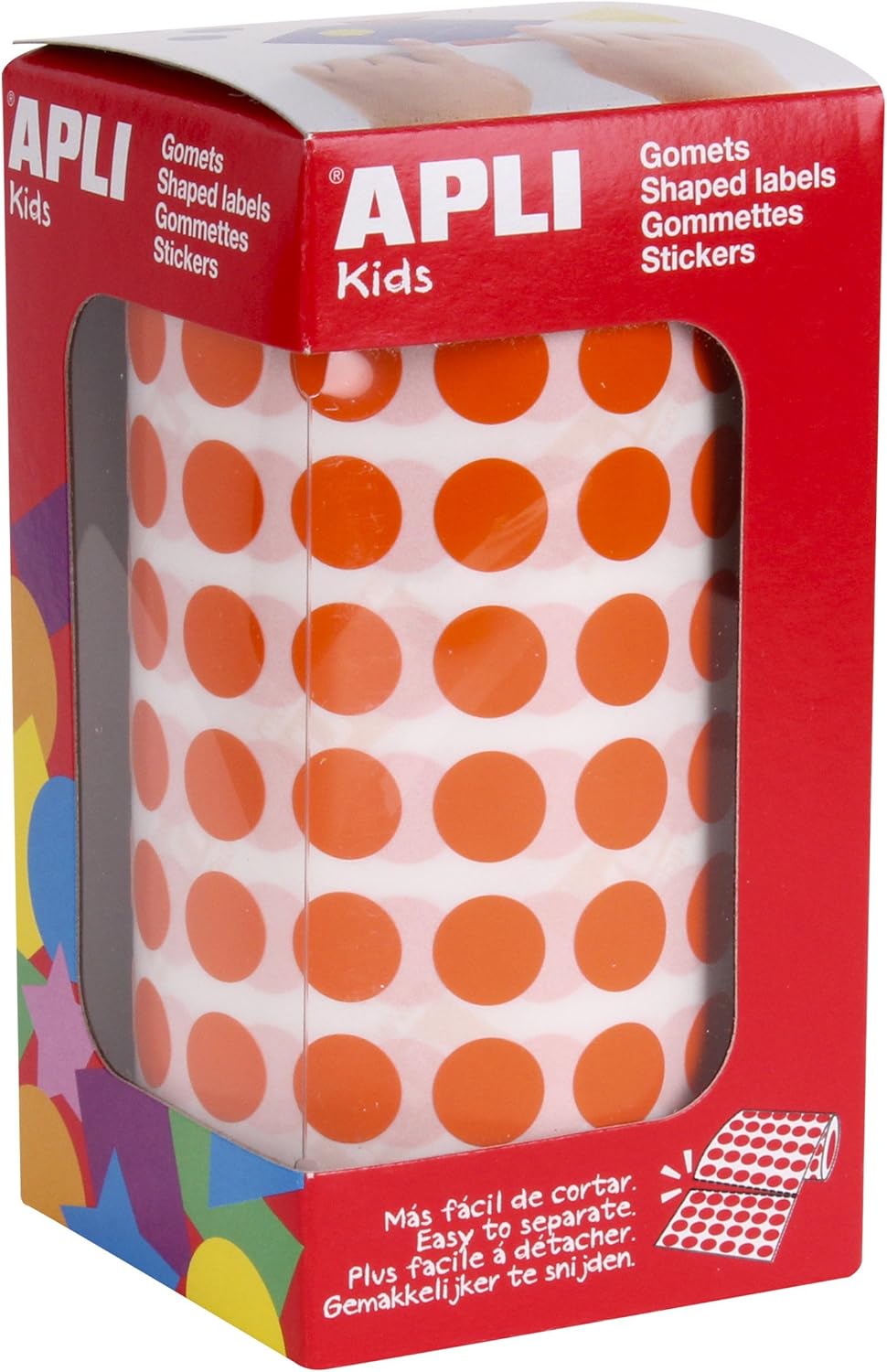APLI Kids Gomets Roll Round diameter 10,5 mm Orange