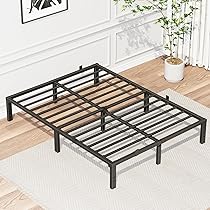 Amazon.com: JUNHEDAMAI Full Metal Bed Frame, 14