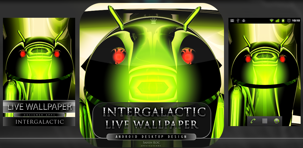 Intergalactic live wallpaper ( live theme live android live background live droid live desktop )