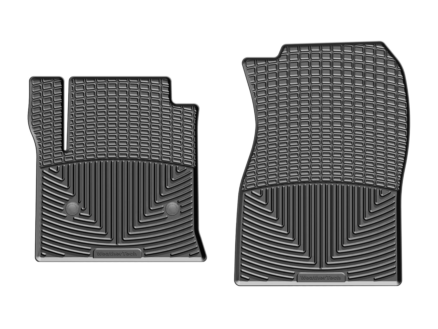 Weathertech W308 Floor Mat Black Rubber Amazon In Car Motorbike