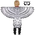 D.Q.Z Bird-Wings-Owl-Costume for Kids with Mask, Dress Up Clothes for Boys Girls Eagle Role Play Hallowen Party