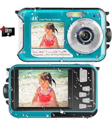 Amazon.com : Nikon COOLPIX S33 Waterproof Digital Camera (Blue