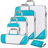 Compression Packing Cubes, Gonex Extensible Storage Mesh Bags Organizers