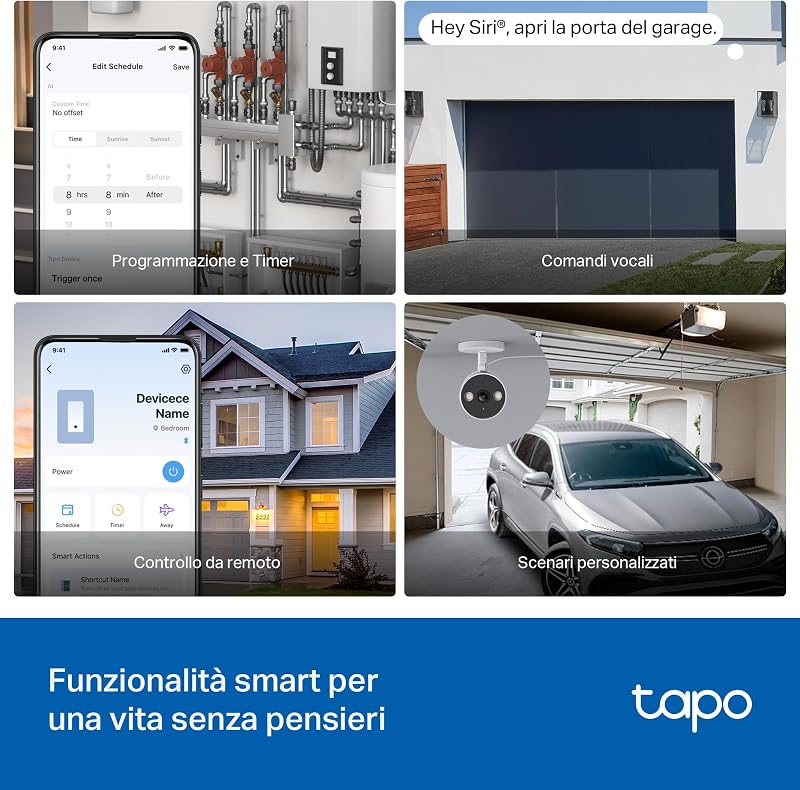 S110E Interruttore Smart WiFi Bluetooth Contatto Secco Bagnato