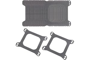 SESICWE Carburetor Base Gaskets, Carburetor Mounting Gasket for Holley Edelbrock for Quadrajet Rochester for SBC BBC 265 283 307 327 350 383 400 402 Engines (Pack of 20)
