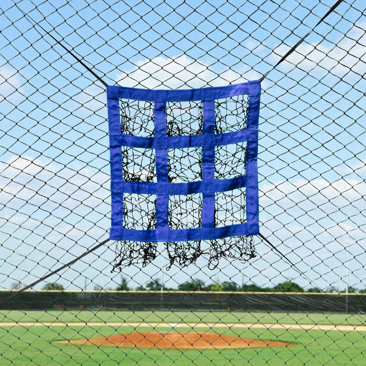 Softball pitching net with strike zone Clearance