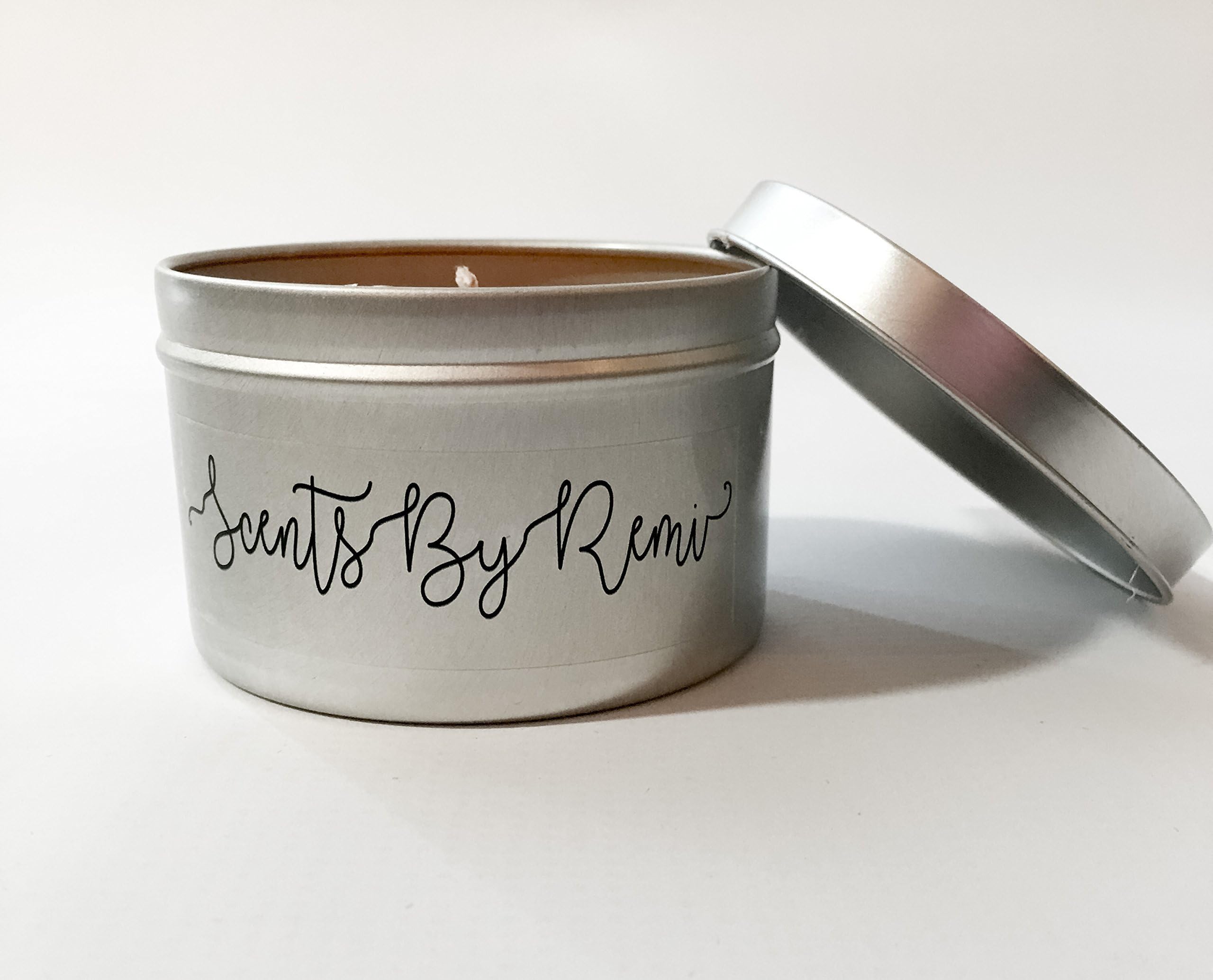 Sweet Pea 8 oz Handmade Tin Candle,