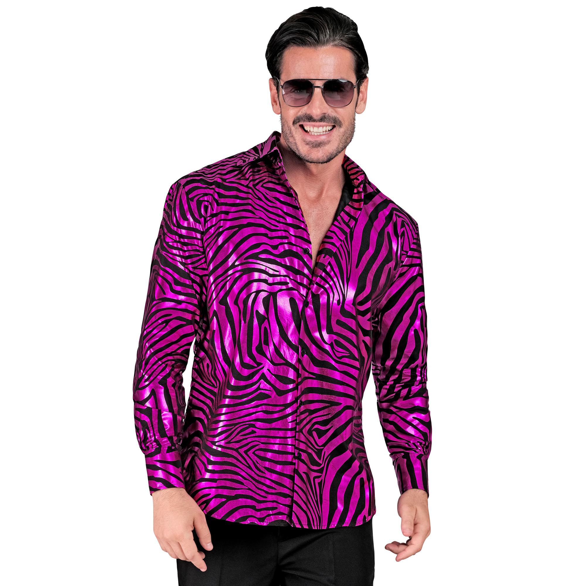 Widmann W MILANO Party Fashion - Party Fashion Shirt Long Sleeve Men's Shirt Showmen Fancy Dress Costumes