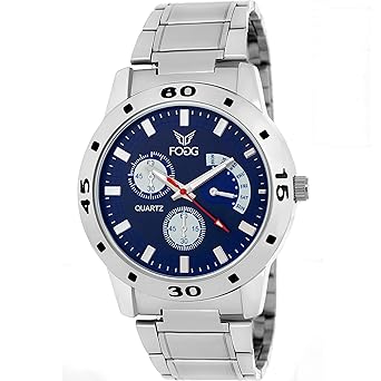 Analog Blue Chrono Dummy Dial Mens Watch 2002-BL