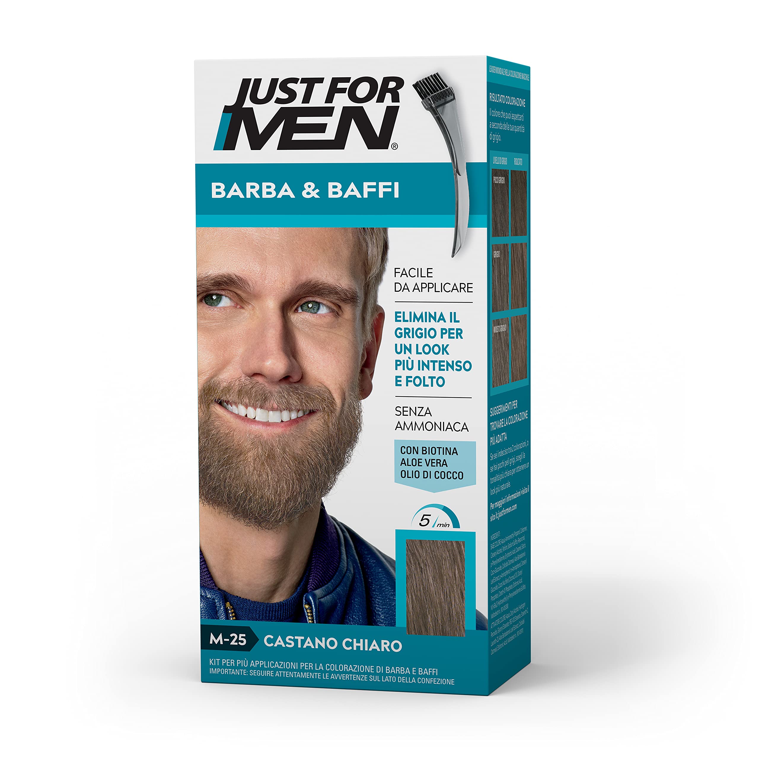 Just for Men Moustache & Beard Colouring Kit M25 – Castano Chiaro