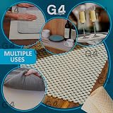 G4GADGET Multi-Use Non-Slip Mat 120cm x 30cm Cream White view 7
