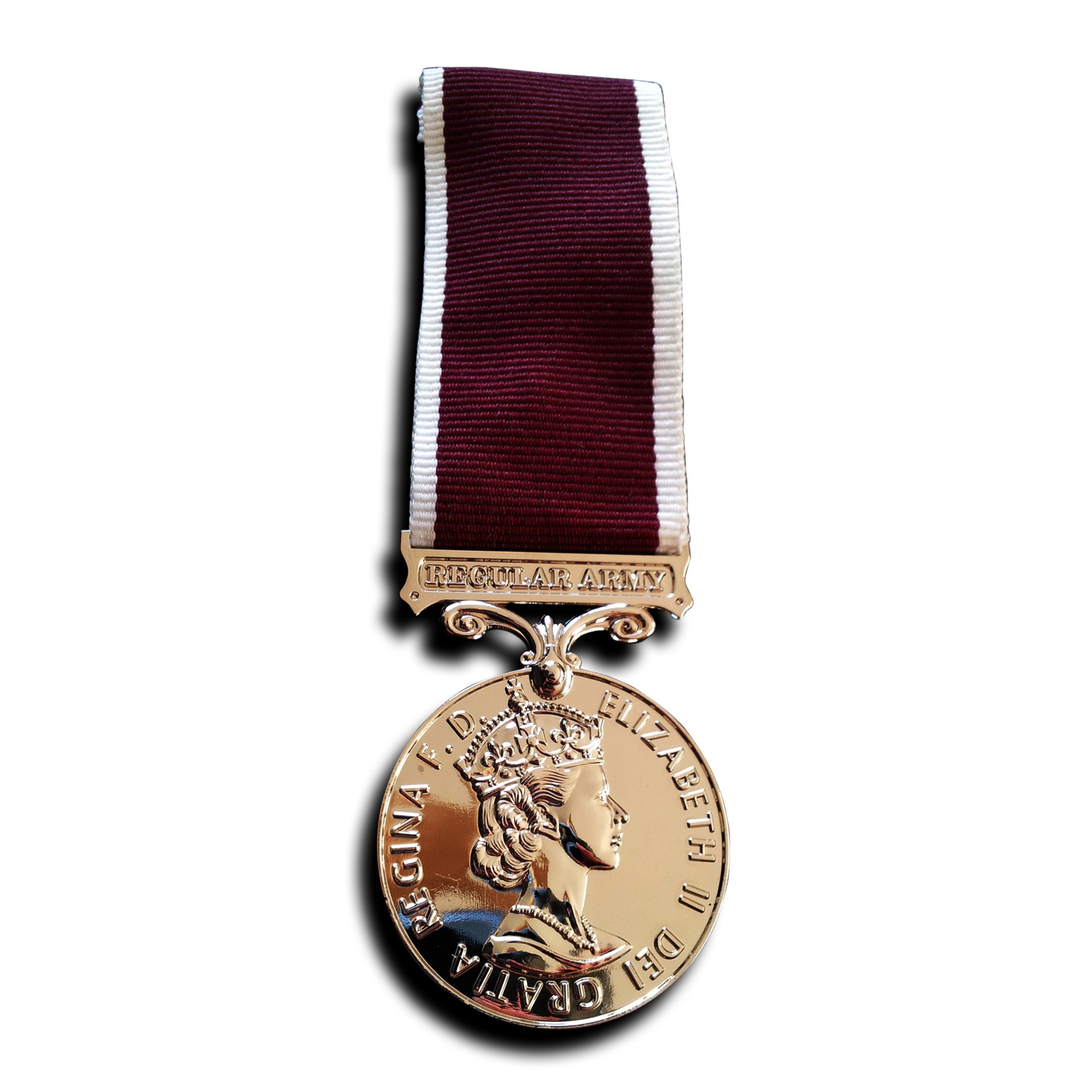 Medal for Long Service and Good Conduct Regular Army, Queen Elizabeth II Repro