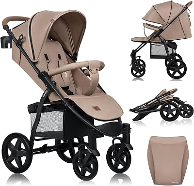 Lionelo Annet Plus Pushchair from Birth to 22 kg Light Foldable Stroller