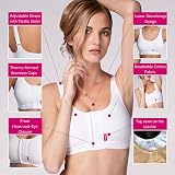 LIPOELASTIC PI Active Variant Post-Surgery Compression Bra XL White view 6