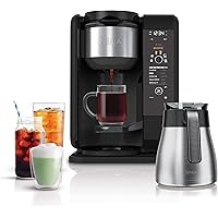 Ninja Hot and Cold Brewed System, Auto-iQ Tea and Coffee Maker with 6 Brew Sizes, 5 Brew Styles, Frother, Coffee & Tea…