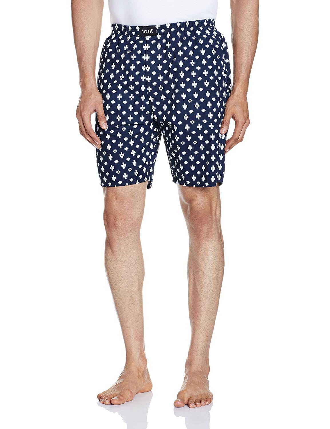 fcuk men's cotton lounge shorts