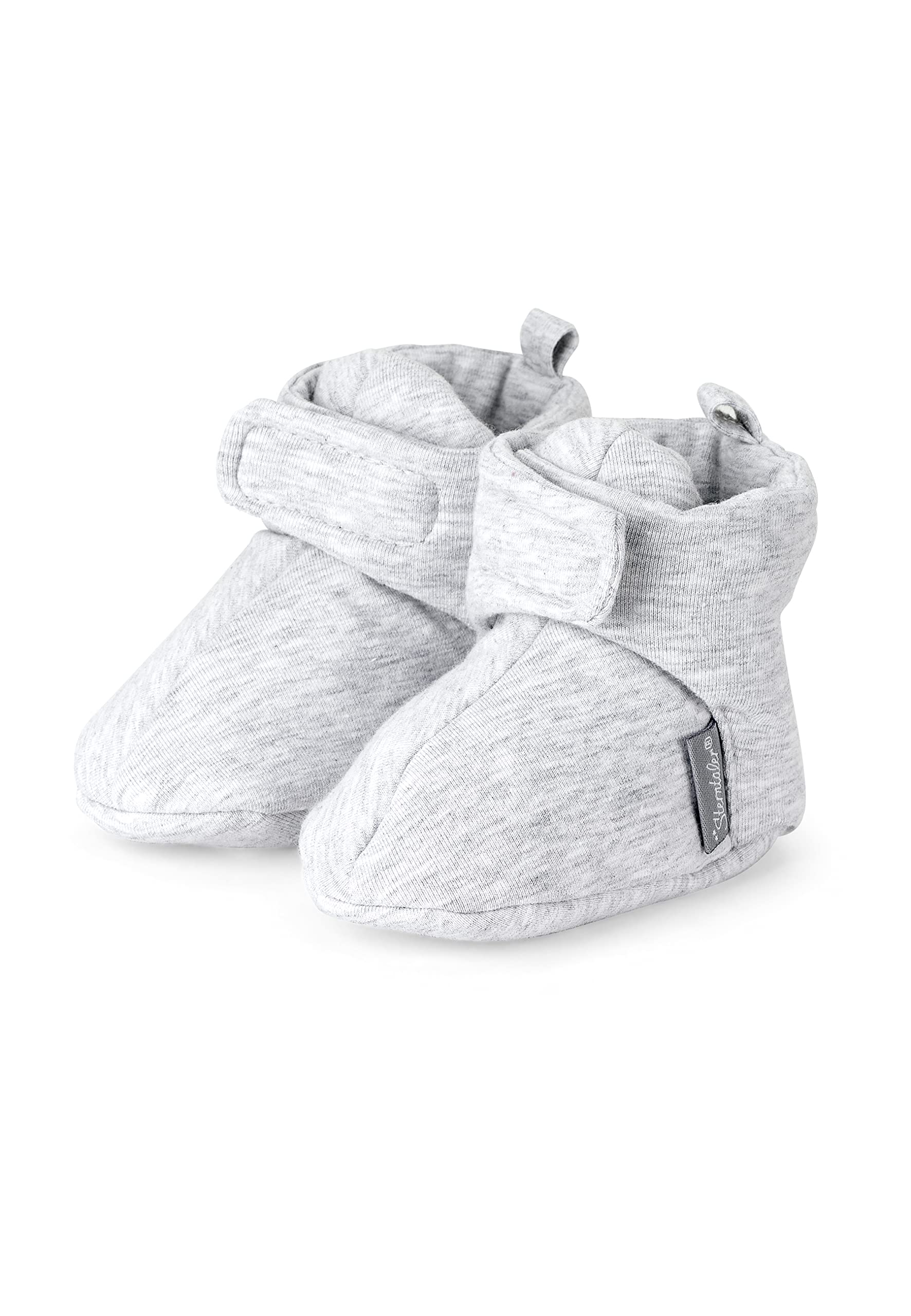 Sterntaler Baby Shoes, Baby Boys’ Slippers, Silver (Silver 513), 4 (20 EU)
