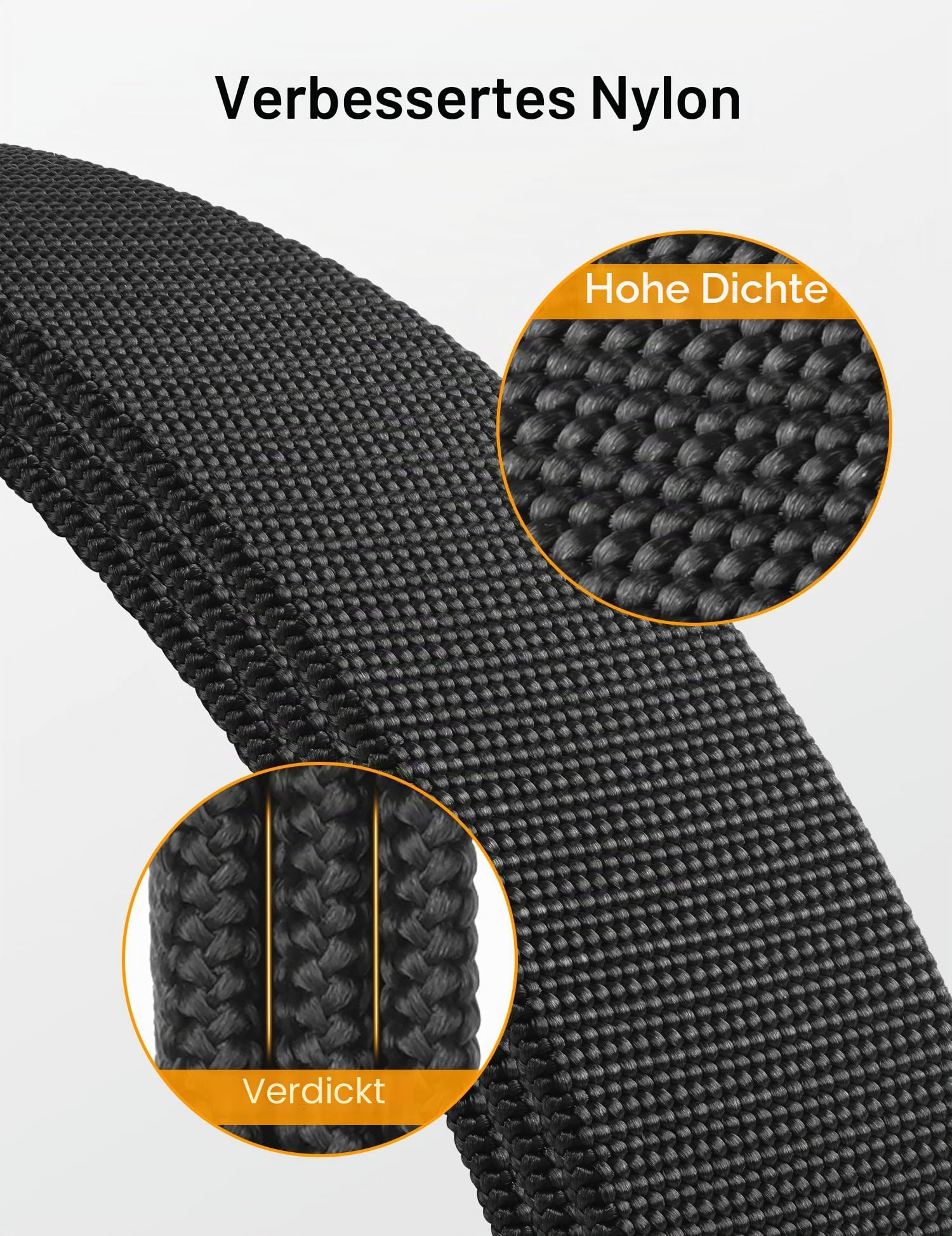 JUKMO Herren Stretch Taktischer Gürtel 3,8cm Nylon mit Flip-Schnalle 3