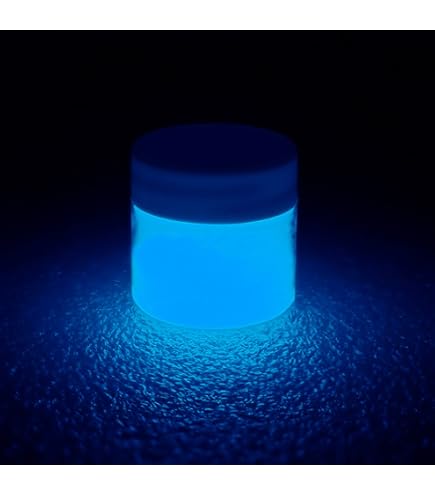 Amazon.com: GLO Effex Glow in the Dark Paint - 1 oz (Neutral Blue