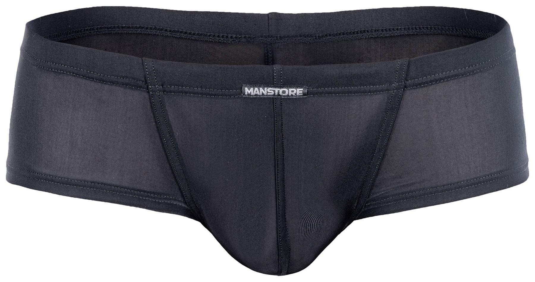 MANstore M101 Cheeky Brief Mens Black Underwear (S/32)