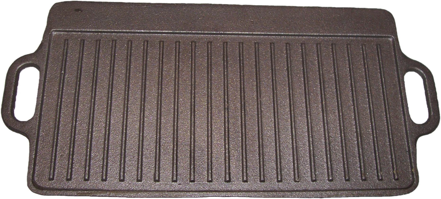 21 Inches Heavy Duty New Cast Iron Reversible Oblong Griddle