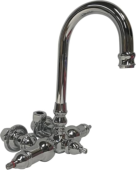 Elizabethan Classics 3v1cp Clawfoot Tub Shower Combo Faucet In