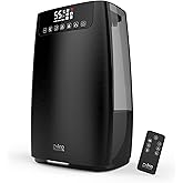 Pure Enrichment HumeXL Pro Warm and Cool Mist Humidifier - Large, Easy-to-Clean 5-Liter Water Tank, Humidity Sensor, Two 360°