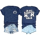 Baseball Shirt Women Baseball Mom Shirts Ballgame Graphic Tshirt Game Day Gift Funny Casual Short Sleeve Tops