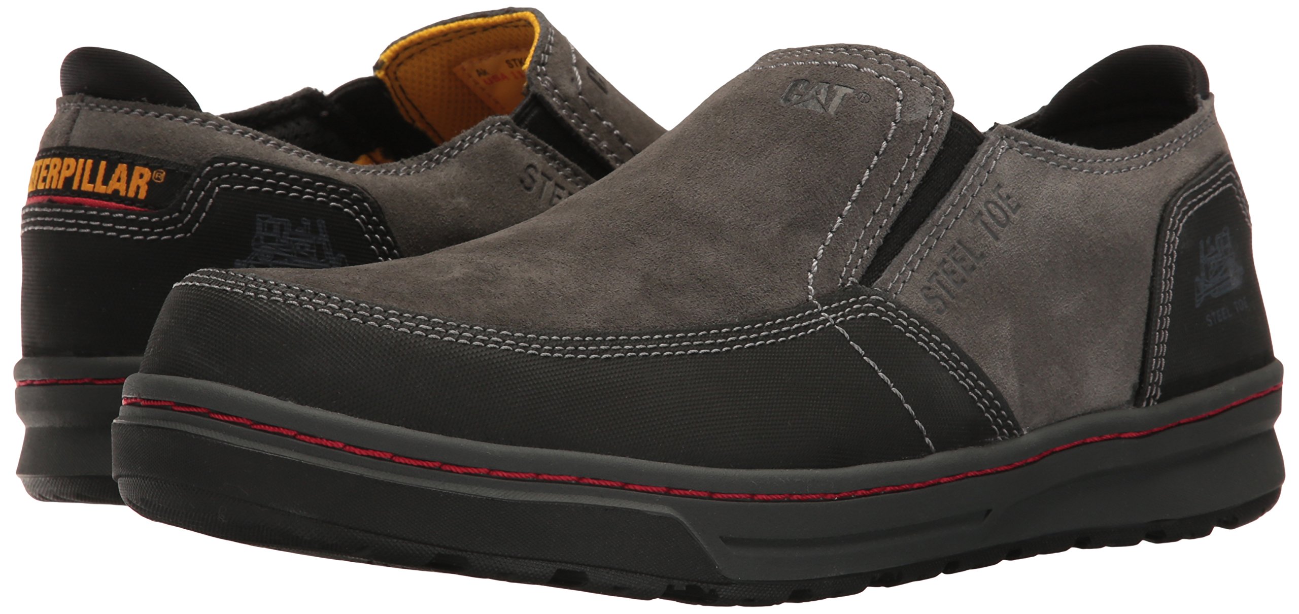 Caterpillar Men's Valor Steel Toe Work Shoe, Dark Shadows, 7 M US on