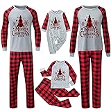 CHUOAND Christmas Matching Family Pajamas