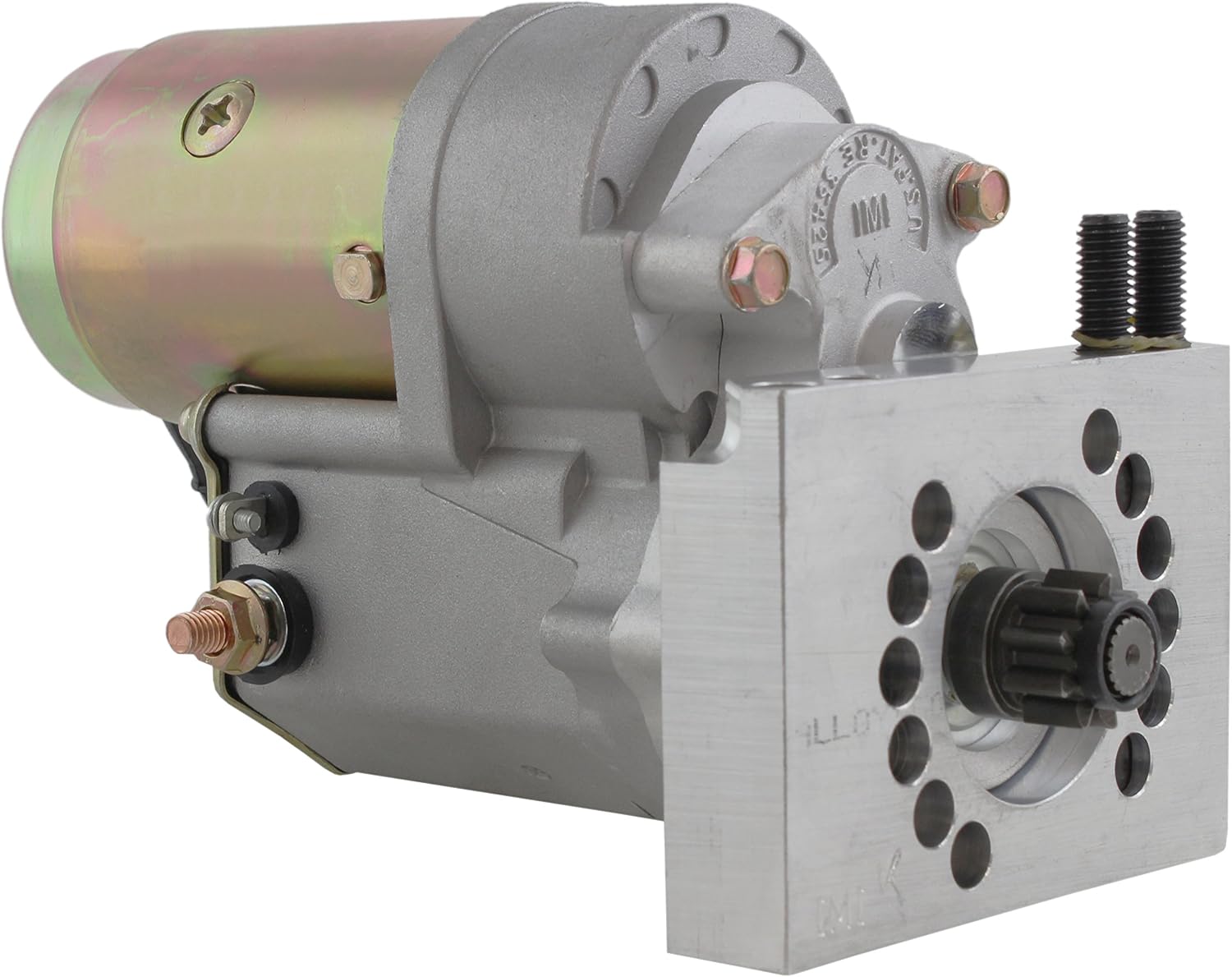 Amazon Com Monster Torq Gear Reduction Starter Motor For 350 396 400 427 454 153 Or 168 Tooth Flywheel Chev Engines Most Powerful Starter On The Net Rotateable D E Automotive