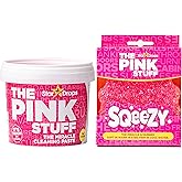 Stardrops - The Pink Stuff Miracle Pasta de Limpieza y Esponja Limpiadora SQeeZY Paquete – Limpiador Multiusos, Sin Rayar par