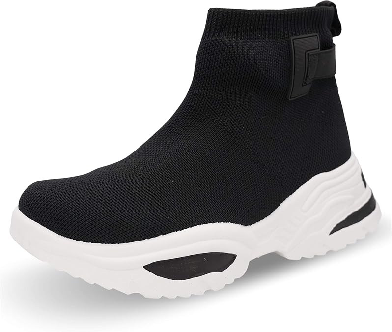 pull on sock trainers womens