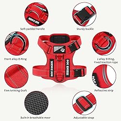 Demigreat Service Dog Harness, Reflective Dog Vest