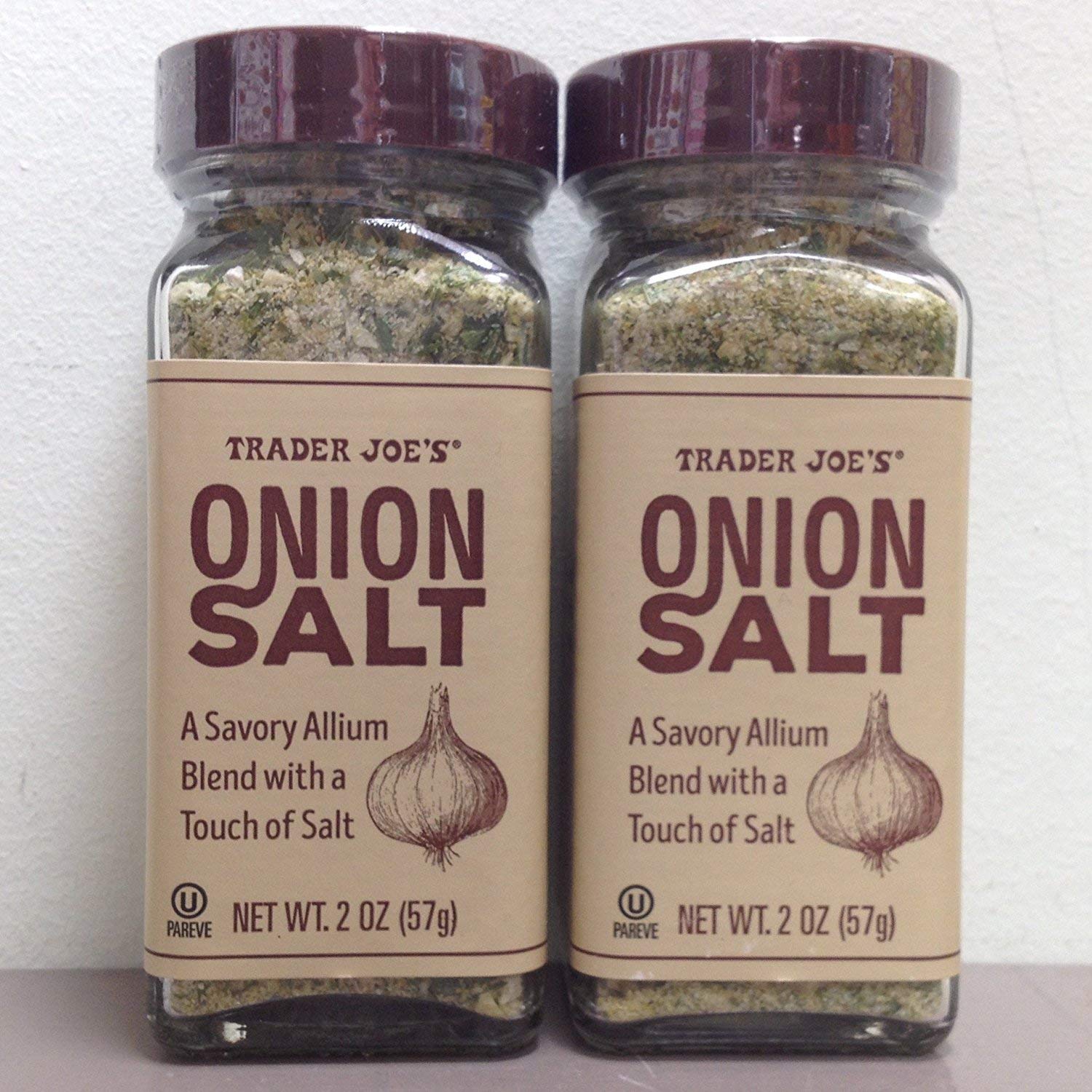 Trader Joe's Onion Salt (Pack of 2) : Grocery & Gourmet Food