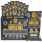 Where You Bean Edamame Beans Snack - Dry Roasted Edamame (Truffle Salt) | No seed oils. 12g protein. Crunchy, plant-based, keto-friendly, and vegan. Each pack is 0.9 oz; comes in a pack of 8.