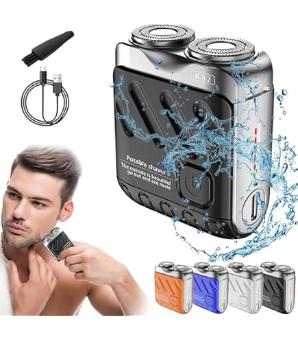 Amazon.com: R-12 Luggage Electric Shaver, Beard Shaver Mini and
