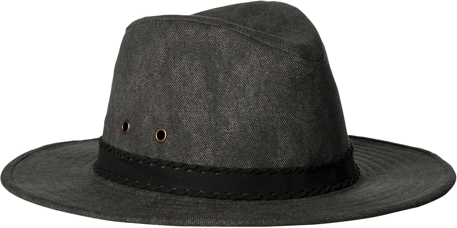 washed canvas hat