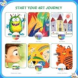TCJJ Mermaid 208Pcs Kids Art Set Coloring Book CGP8 view 5