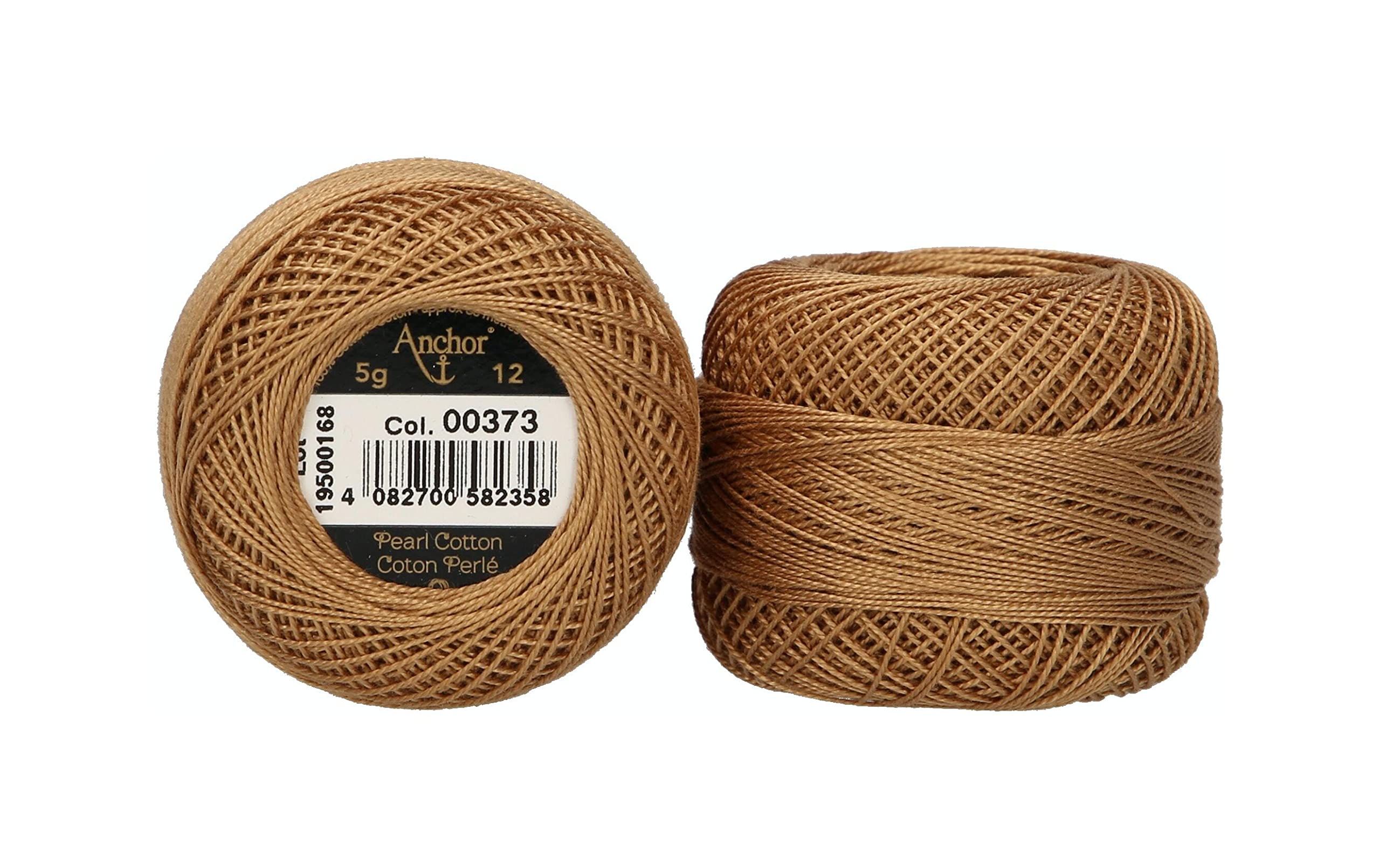 Anchor 4596012-00373 Embroidery Thread, 100% Cotton, 373, Thickness 12, 56m, 9 g