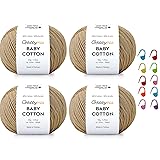 HobbyMia Baby Cotton Yarn for Crocheting - 50g