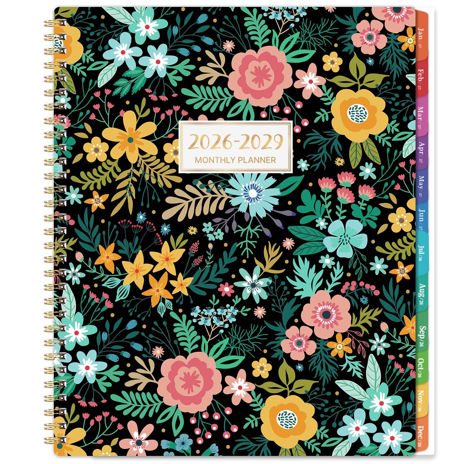 Photo 1 of 2026-2029 Monthly Planner/Calendar - 3 Year Planner 2026-2029 - July 2026 - June 2029, 9'' x 11'', 3 Year Calendar Planner 26-29, 36 Months, Colorful Tabs, Inner Pocket, Notes Pages, Great for School Work Home Long-Term Planning