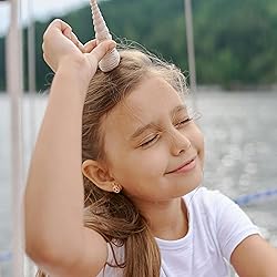 Unicorn Gifts for Girls - 14K Gold Unicorn Earrings